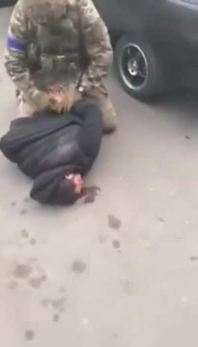 Ukrainian SBU (police) arresting civilians in Dnipropetrovsk... now we know where the bodies from Bucha came from.