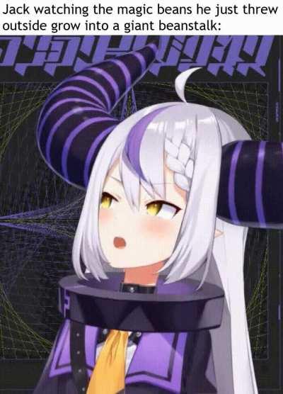 Guess he really hit the Jack-pot with those beans, didn't he?