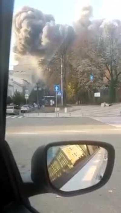 Rockets in Kyiv