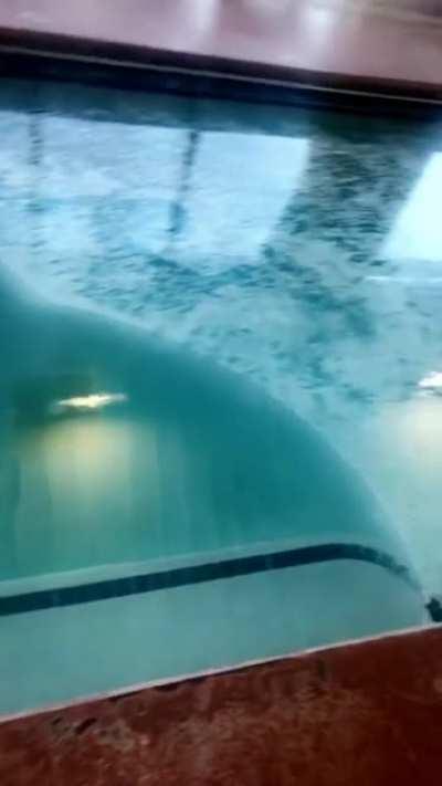 Reverse elsa in a small pool