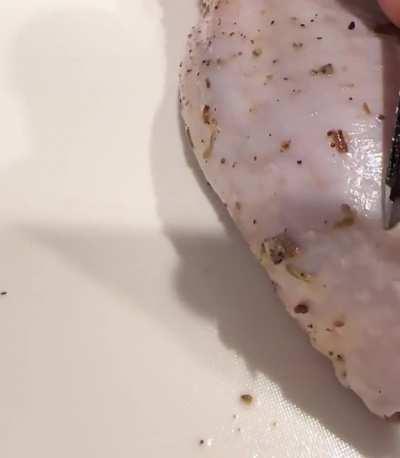 I made duck for thanksgiving and I had a blast tweezing all these feather tips out