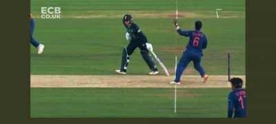 First run out since its renaming from mankad.Some way to end a great series for India.