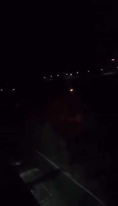 Large calibre munitions/anti-aircraft munition being fired in Kiev city