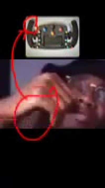 F1 racer crosses finish line but then realizes despite his great win he is still nothing compared to F1 legend Lewis Hamilton ð¢ð¢ð¢.