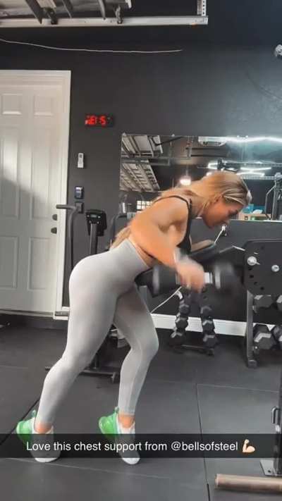 Mandy's workout from March 25 (Part 1)