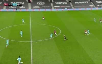 Bruno Screaming after Fabinho's Tackle