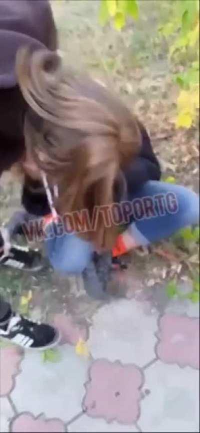 girl is beat and bullied