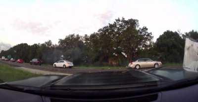 Merging like you are alone on the road