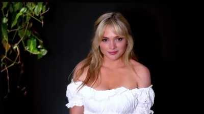 Smiling, shy, scared and nervous in one video.