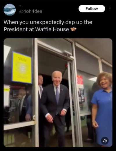 Post-debate Waffle House