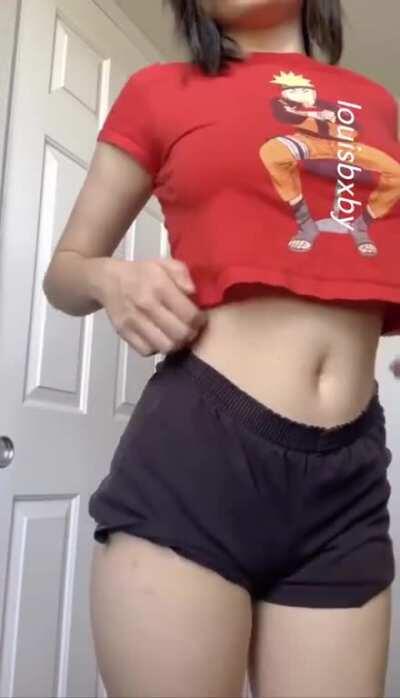 I'm the Hoe-Kage now can you suck on these titties?