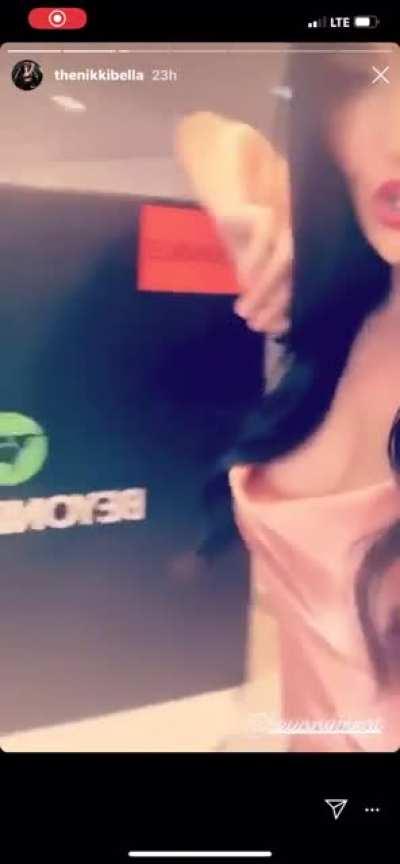 Nikki Bella nip slip? NSFW