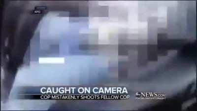 Albuquerque police shoot a suspect with a gun which turned out to be another cop