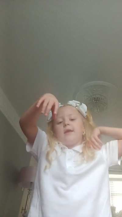 Day 1 of my retarded sister singing