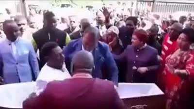 African pastor brings a person to life
