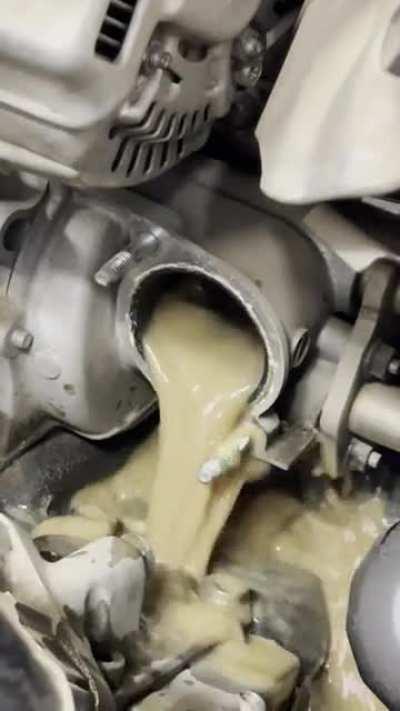 Got my sister’s car (‘99 Camry) a coolant flush. The tech working on it sent this to me.