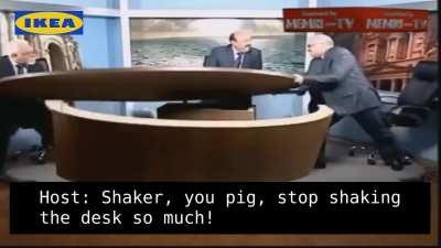 Shaker assembling this IKEA trash