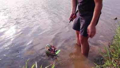 I Made a Watermelon Boat
