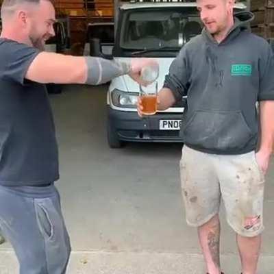 Acting the big lad was a big Mistake.