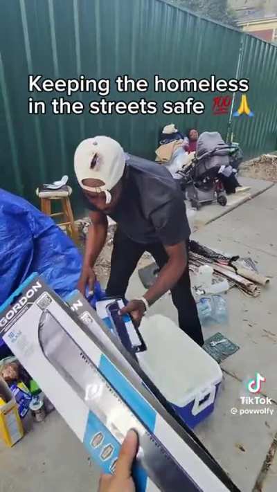 Manteniendo seguros a los sin techo