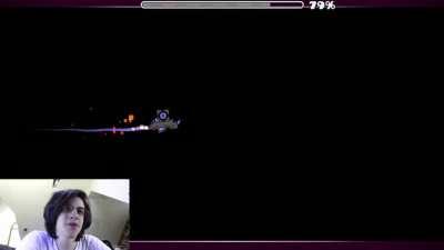 He beated the first level!!!!