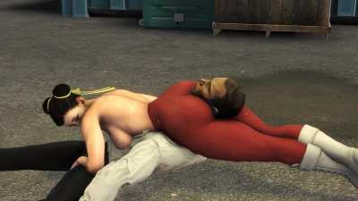 Chun-Li head-scissor neckbreak