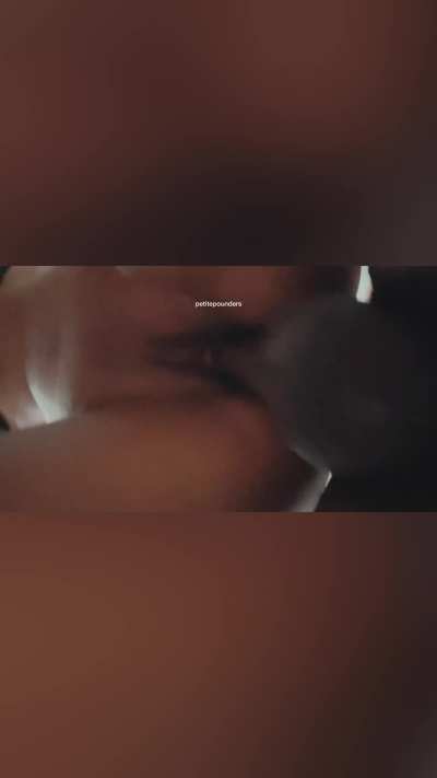 Fucked her tight pussy until my cum poured out of her