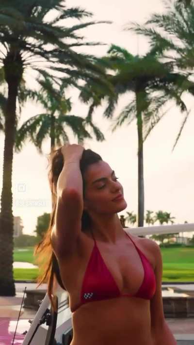 Toni in Sports Illustrated swimsuit issue