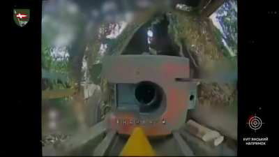 Kupyansk direction: Ukrainian 14th Mechanized Brigade's UAV Battalion Sapasan took out Russian M-46 artillery gun and enemy vehicles with fiber-optic FPV drones. 28.10.2025