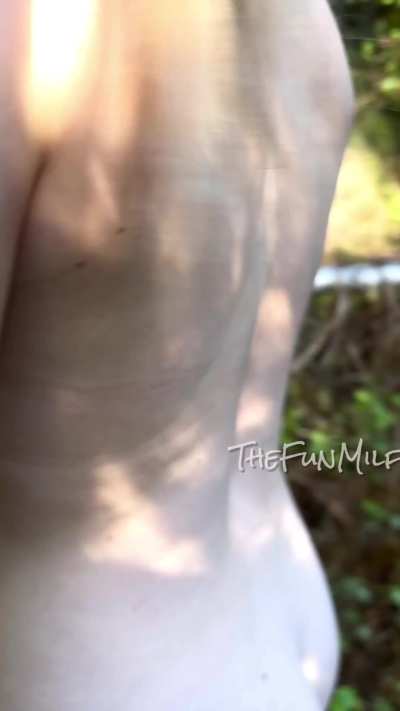 I’m always finishing my hike with me painted in cum [GIF]