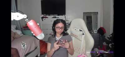 Jadeli Rosa behind the scenes of her Instagram story from last night 