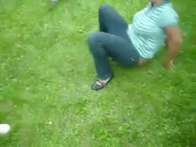 big chicks in the backyard