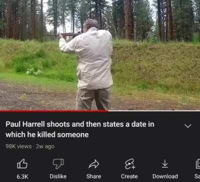 I mean, he has a body count.