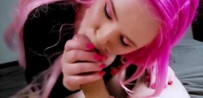 Would you let me suck your cock like this? 💦