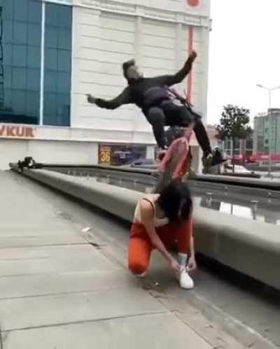 To show off his skills