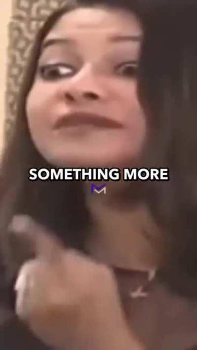 Ma'am, sit down. Because your comment about 