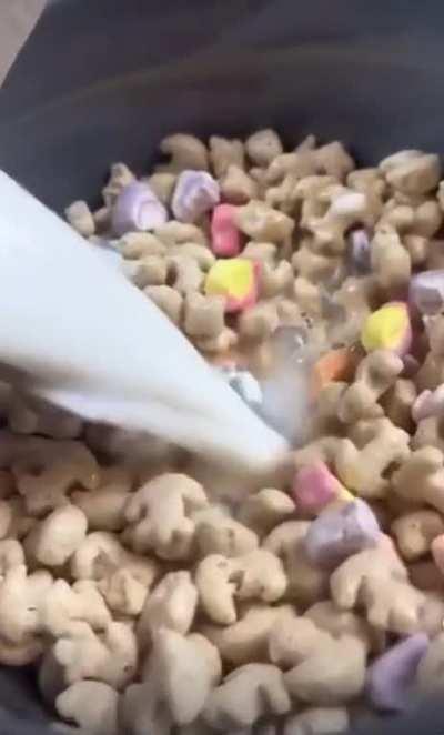The correct way to eat cereal