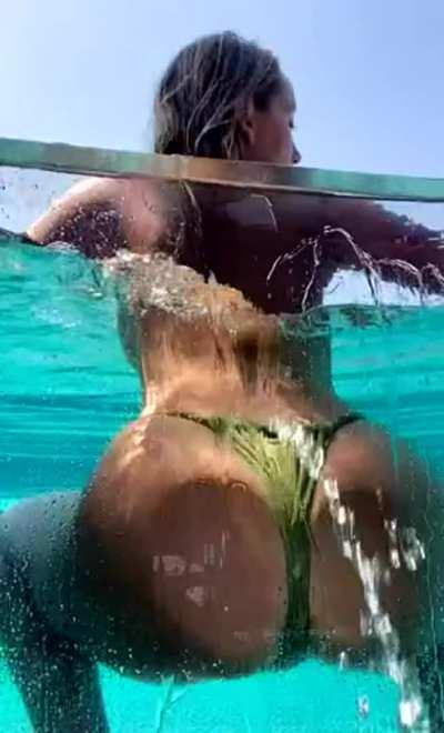 Displacing some water