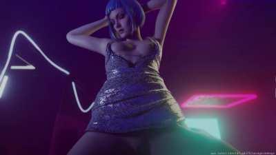 V and Evelyn celebrate a successful heist (savagecabbage)