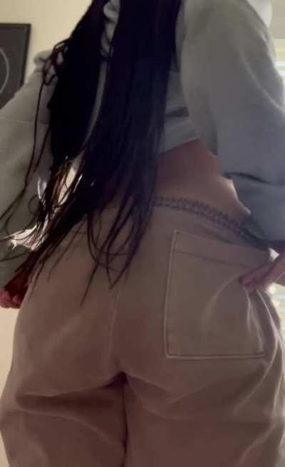 I hope you like what this shy girl has hidden under her sweatshirt