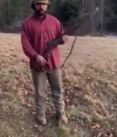 Yeah it a hunting rifle 