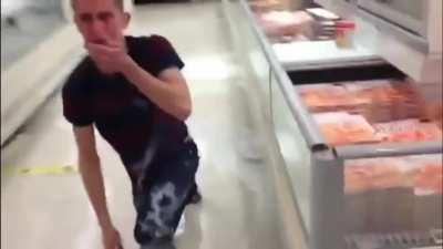 WCGW throwing milk cans onto the ground