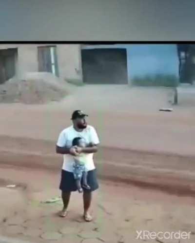 Imagine the things that went through that father's head