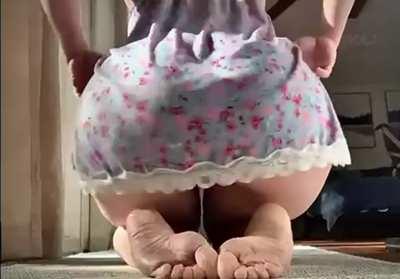 Mommy doesn’t wear panties to bed : )