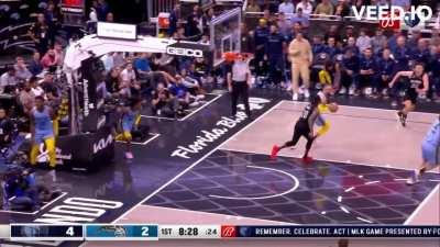 [Highlight] All three 1st quarter Jaren Jackson Jr blocks