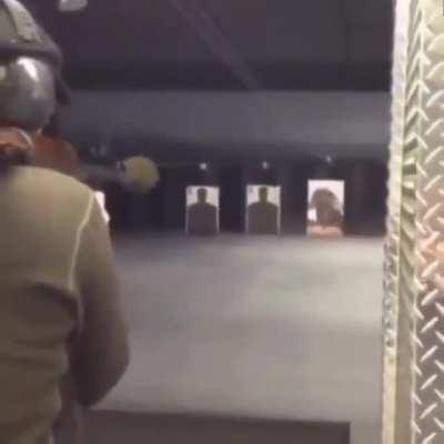 Dude pulls RPG at firing range