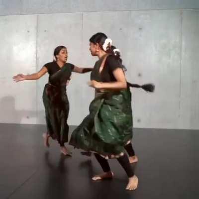 Trained Indian classical Bharatnatyam dancers infuse their routine with hip hop.