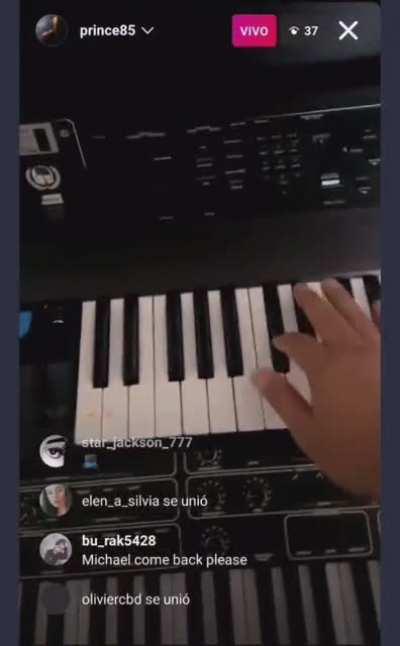 Via Prince85’s Instagram live. Does anyone hear MJ’s scream at the 6th second or am I reaching ??