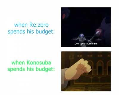 when konosuba spends its budget: