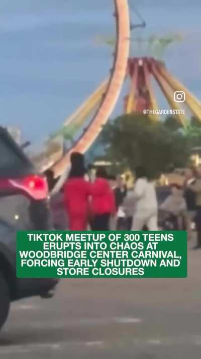 woodbridge mall nj chaos